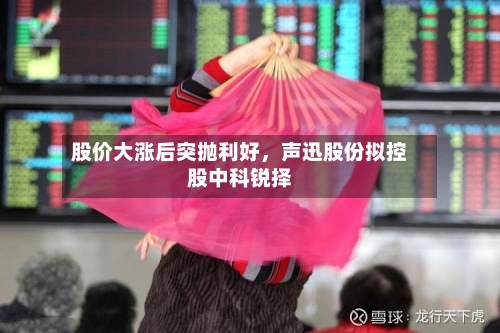 股价大涨后突抛利好，声迅股份拟控股中科锐择-第2张图片