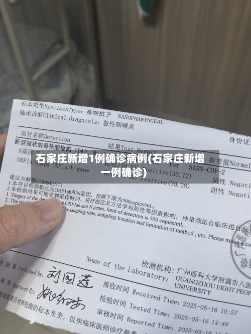 石家庄新增1例确诊病例(石家庄新增一例确诊)-第2张图片