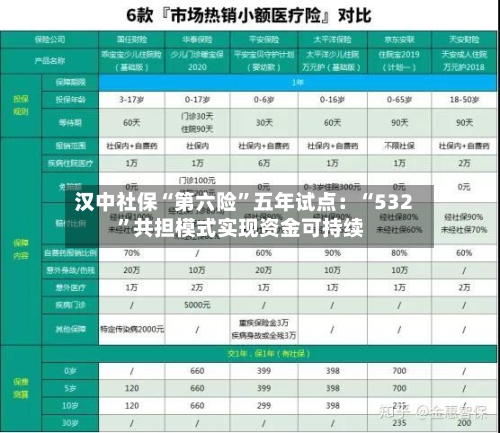汉中社保“第六险”五年试点：“532	”共担模式实现资金可持续-第2张图片