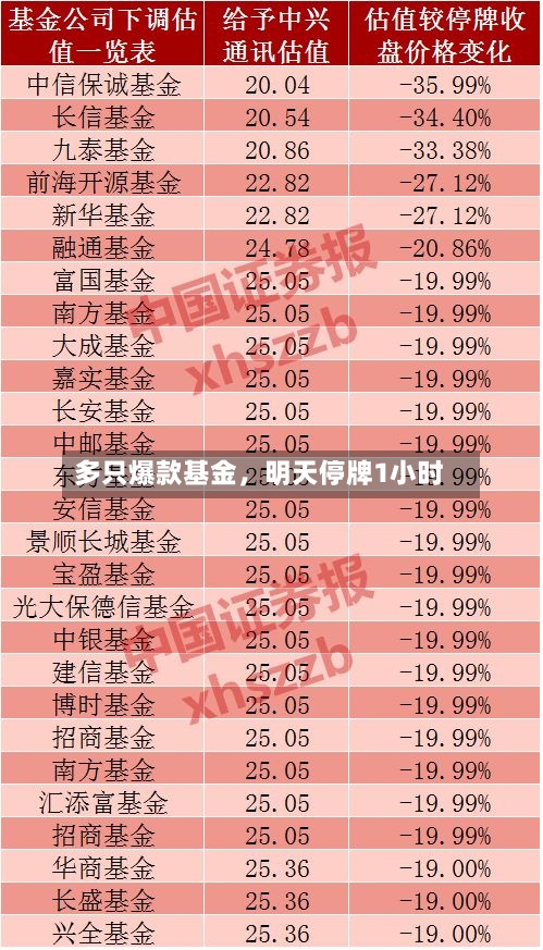 多只爆款基金，明天停牌1小时-第3张图片