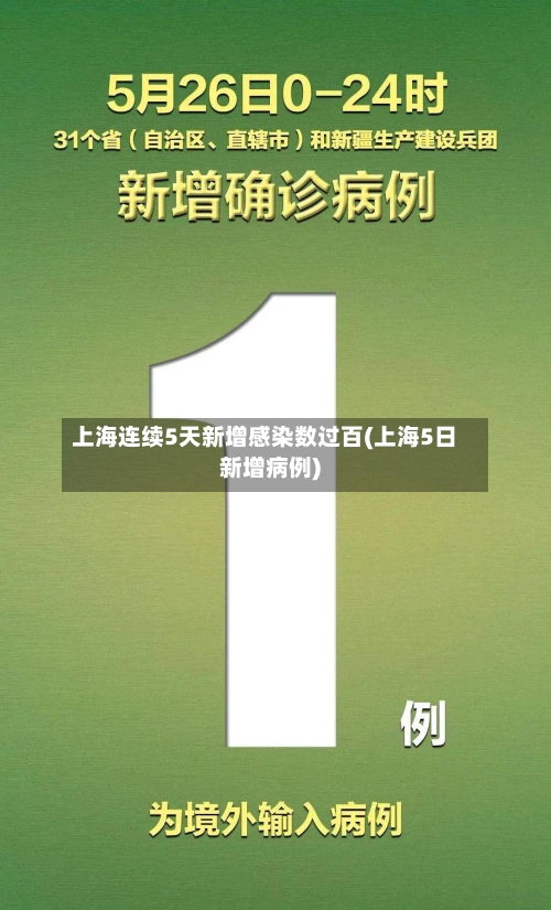 上海连续5天新增感染数过百(上海5日新增病例)-第3张图片